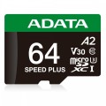 Adata Karta microSD Speed Plus 64GB UHS1 U3 V30 A2 160/140 MB/s