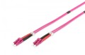 Digitus Patch cord światłowodowy FO LC-LC MM 50/125 OM4 duplex LSOH 2m