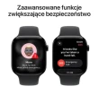 Apple Watch Series 11 GPS + Cellular, koperta 42 mm z tytanu w kolorze naturalnym, pasek sportowy w kolorze górskiej szarości - rozmiar S/M