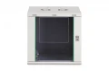 Digitus Szafa sieciowa wisząca Dynamic 19" 12U rack 607x600x450mm, drzwi szyba, szara, niezłożona, 60kg