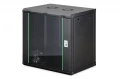 Digitus Szafa sieciowa wisząca Dynamic 19" 12U rack 607x600x450mm, drzwi szyba, czarna, niezłożona, 60kg