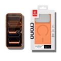 CRONG Etui Hybrid Matte Magnetic Etui MagSafe iPhone 17 Pro Pomarańczowe
