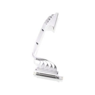 Thermaltake Taśma Riser  - PCI- E 4.0 x16 Extender - 400mm Dual 90° - Snow