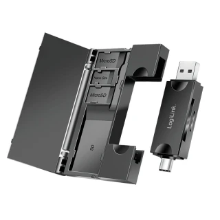 LogiLink Czytnik kart USB3.2 Gen 1, SD/microSD