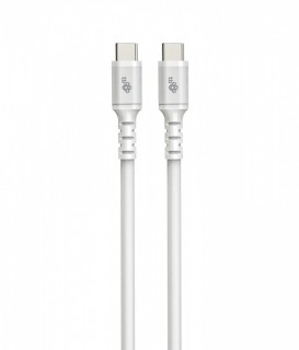TB Kabel USB-C - USB-C 2m silikonowy biały