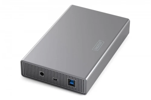Digitus Obudowa zewnętrzna USB 3.0 na dysk SSD/HDD 3.5" SATA III max. 16 TB z zasilaczem, aluminiowa