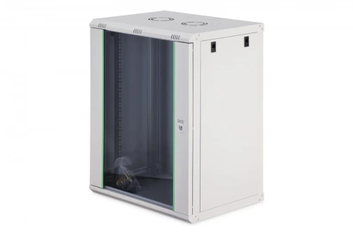 Digitus Szafa sieciowa wisząca Dynamic 19" 16U rack 785x600x450mm, drzwi szyba, szara, niezłożona, 60kg